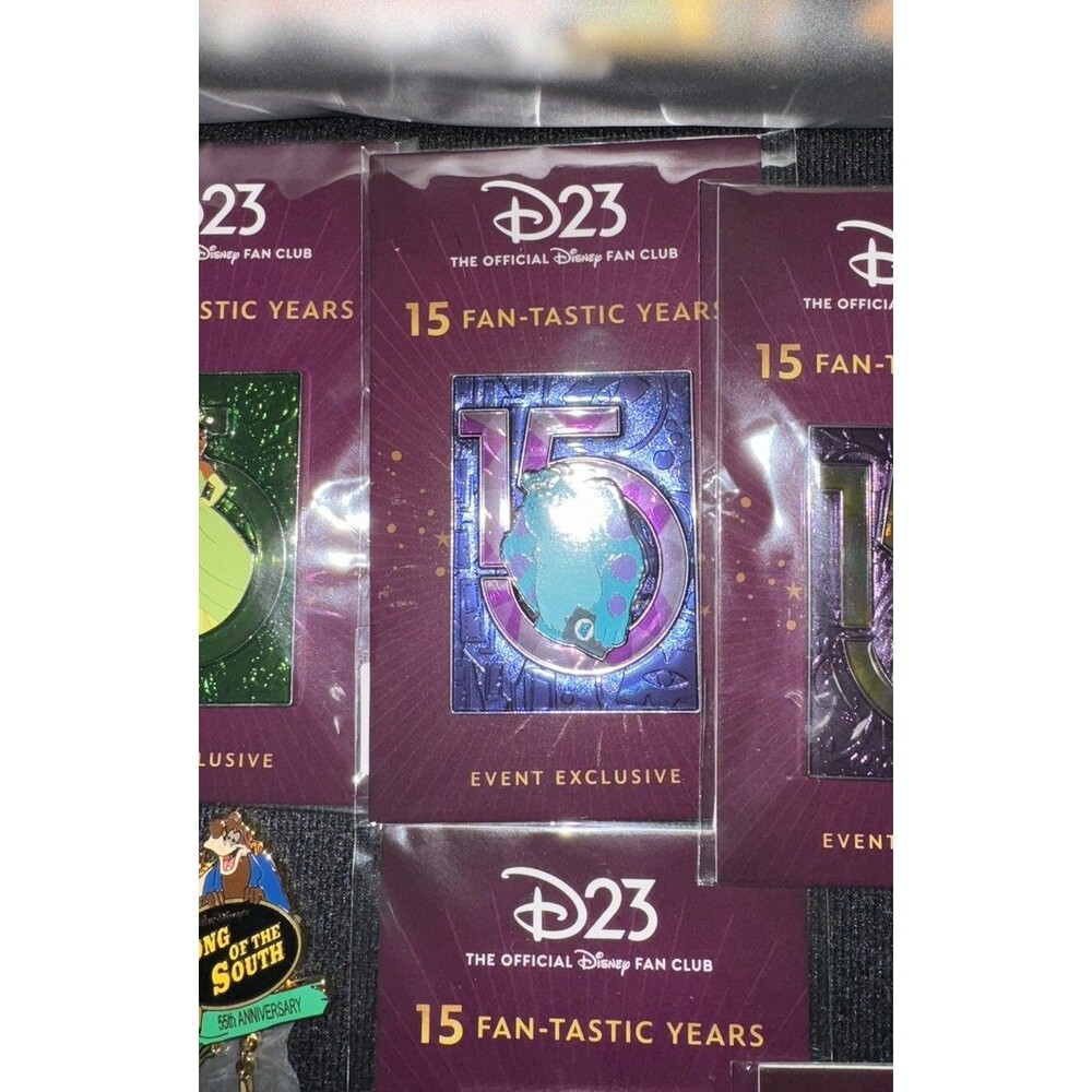 2024 D23 15th Anniversary DEC Disney Monsters Inc. Sulley Pin LE 300 University